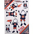 Auburn Tigers Family Decal Set Small